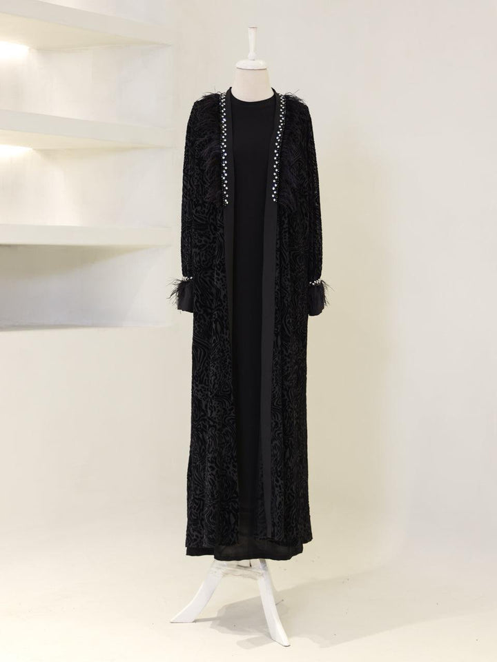 tesettur-abiye-Wilde Abaya Tesettür Takım-ModaZehrada