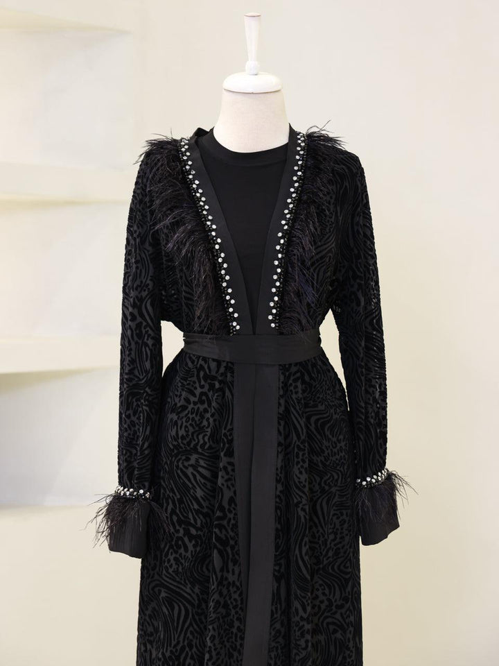 tesettur-abiye-Wilde Abaya Tesettür Takım-ModaZehrada